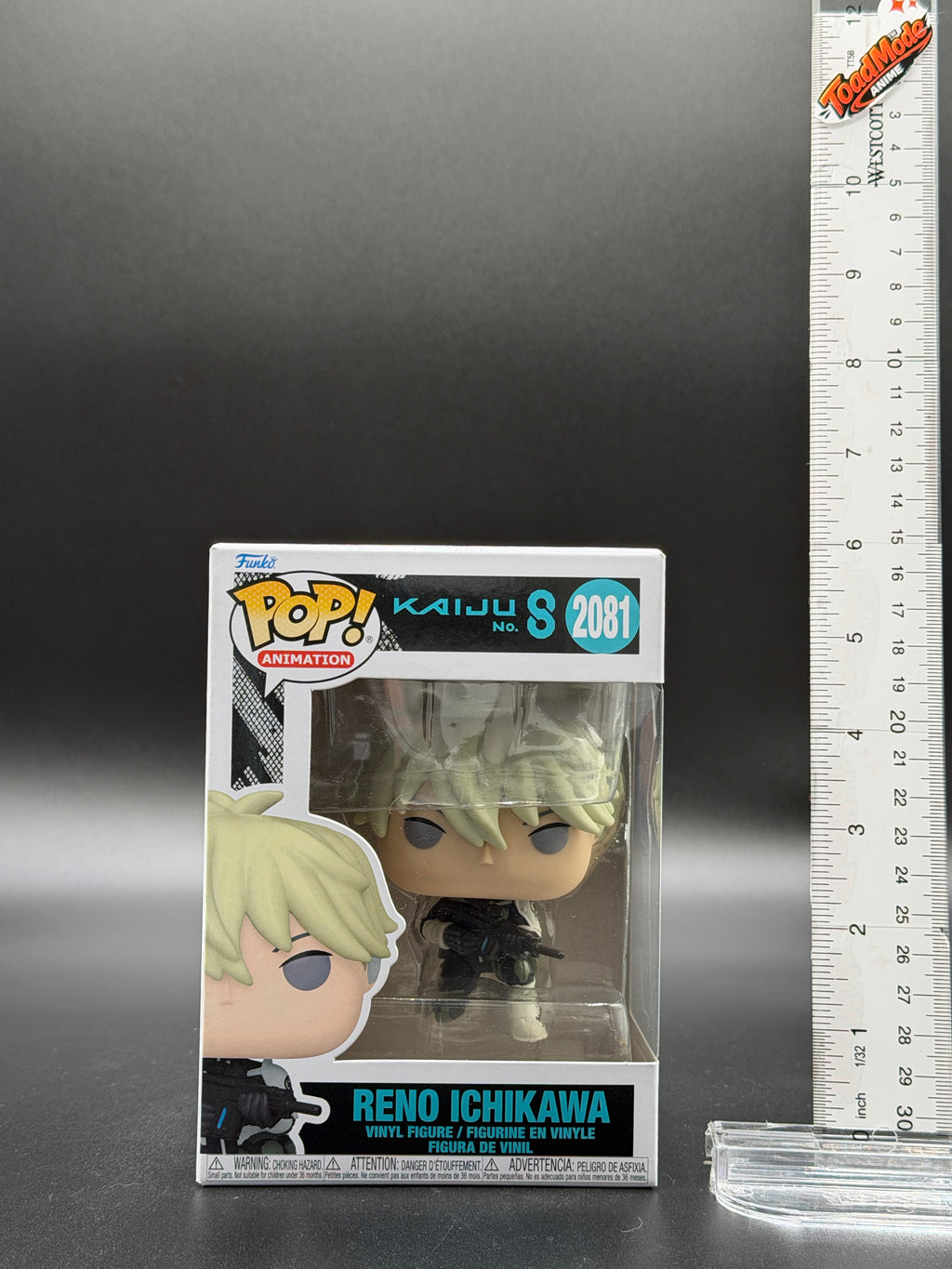 TM‑0060 Kaiju No. 8 Reno Ichikawa Funko Pop Animation #2081 Figure