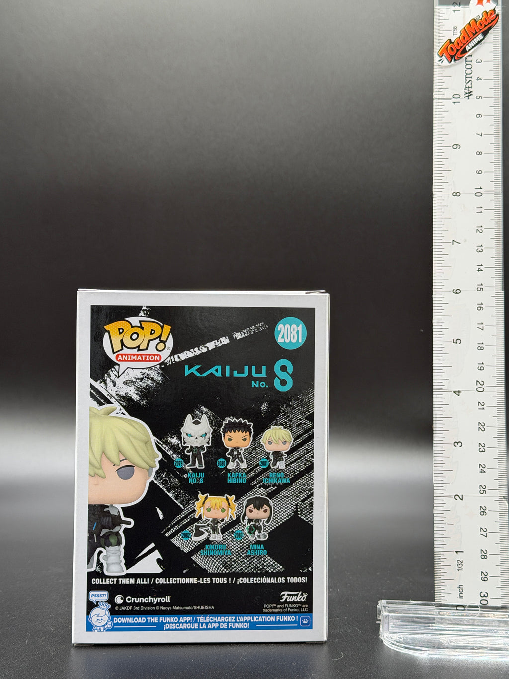 TM‑0060 Kaiju No. 8 Reno Ichikawa Funko Pop Animation #2081 Figure