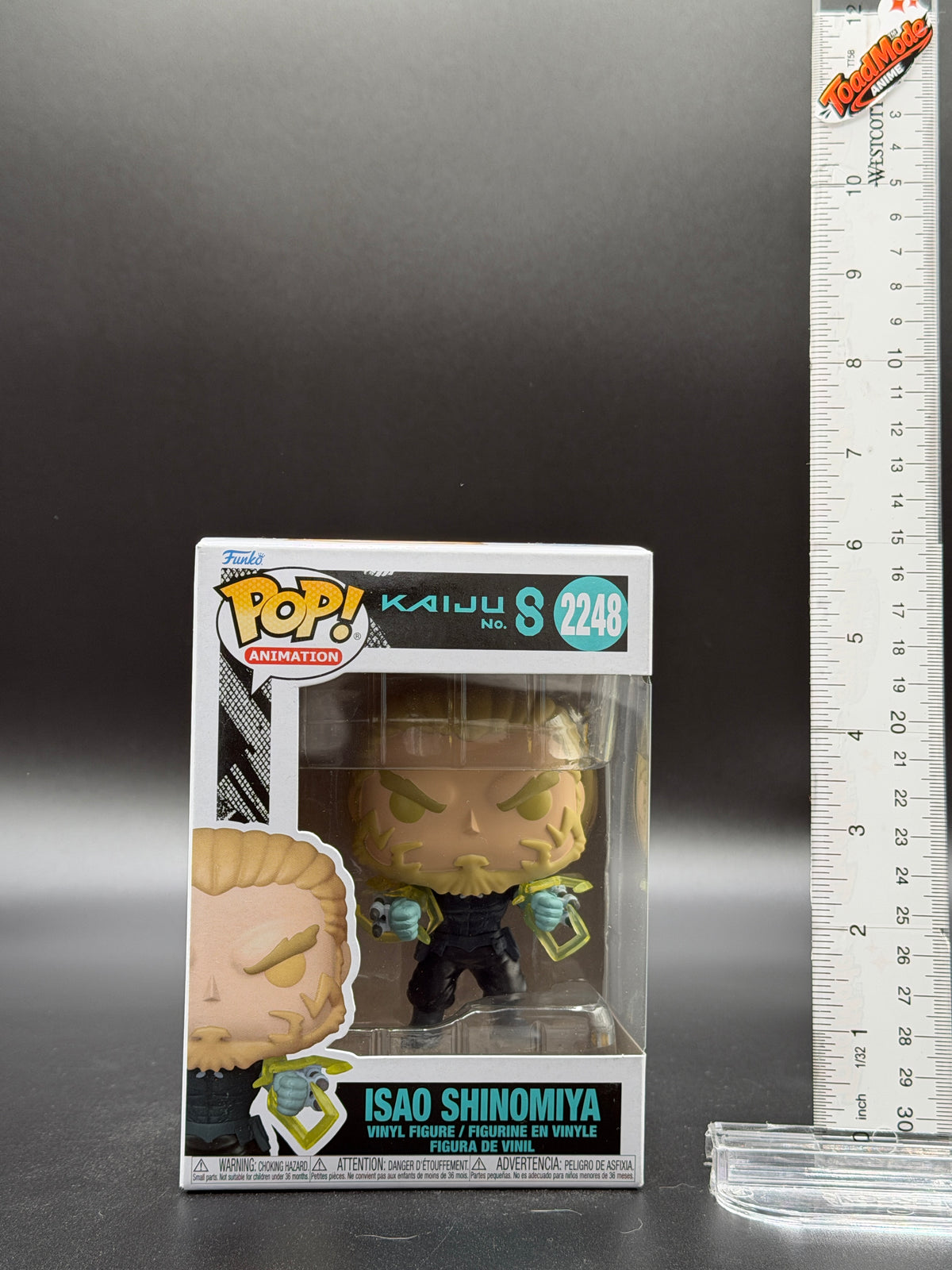 TM‑0062 Kaiju No. 8 Isao Shinomiya Funko Pop Animation #2248 Figure