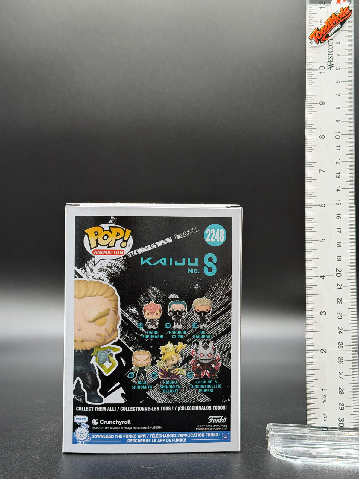 TM‑0062 Kaiju No. 8 Isao Shinomiya Funko Pop Animation #2248 Figure