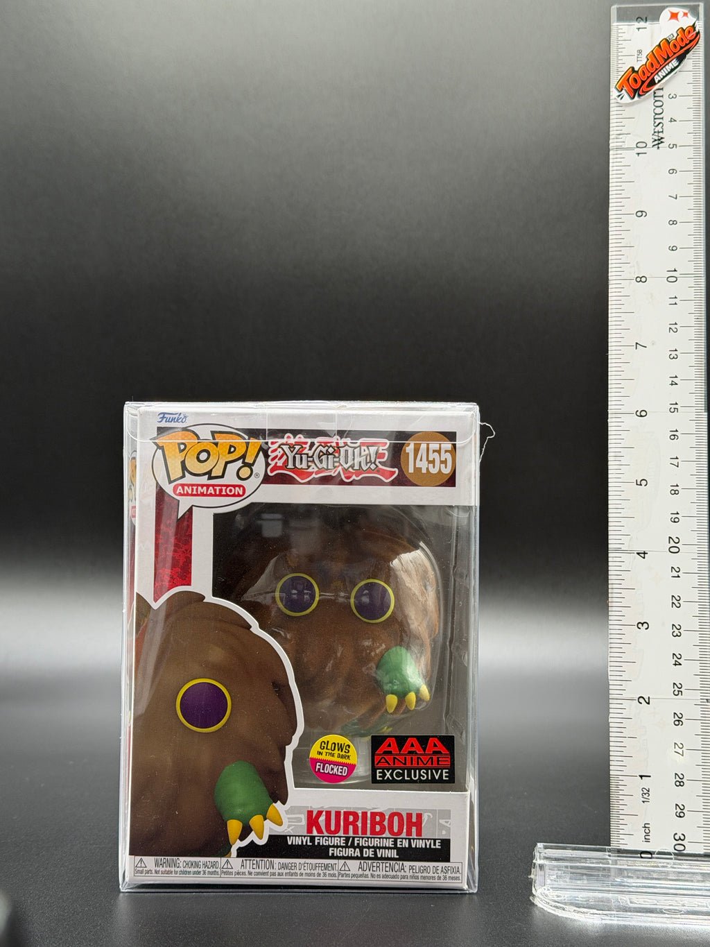 TM‑0065 Kuriboh #1455 AAA Anime Exclusive Glow Yu‑Gi‑Oh! Funko Pop! New