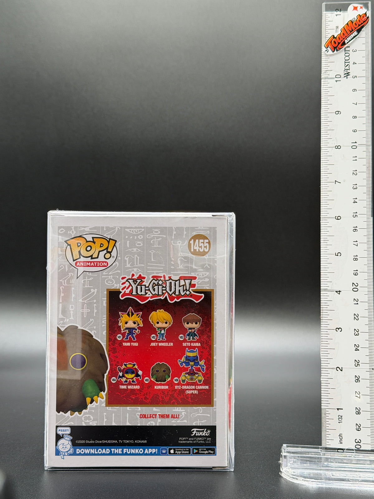 TM‑0065 Kuriboh #1455 AAA Anime Exclusive Glow Yu‑Gi‑Oh! Funko Pop! New