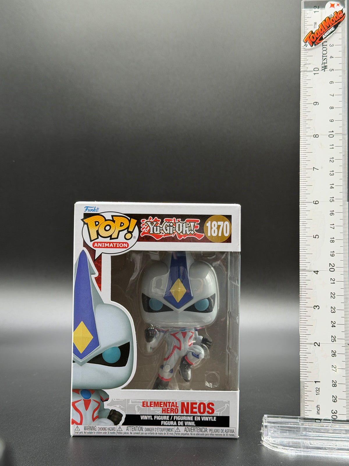 TM‑0075 Elemental HERO Neos #1870 Yu‑Gi‑Oh! Funko Pop! Animation Vinyl Figure New