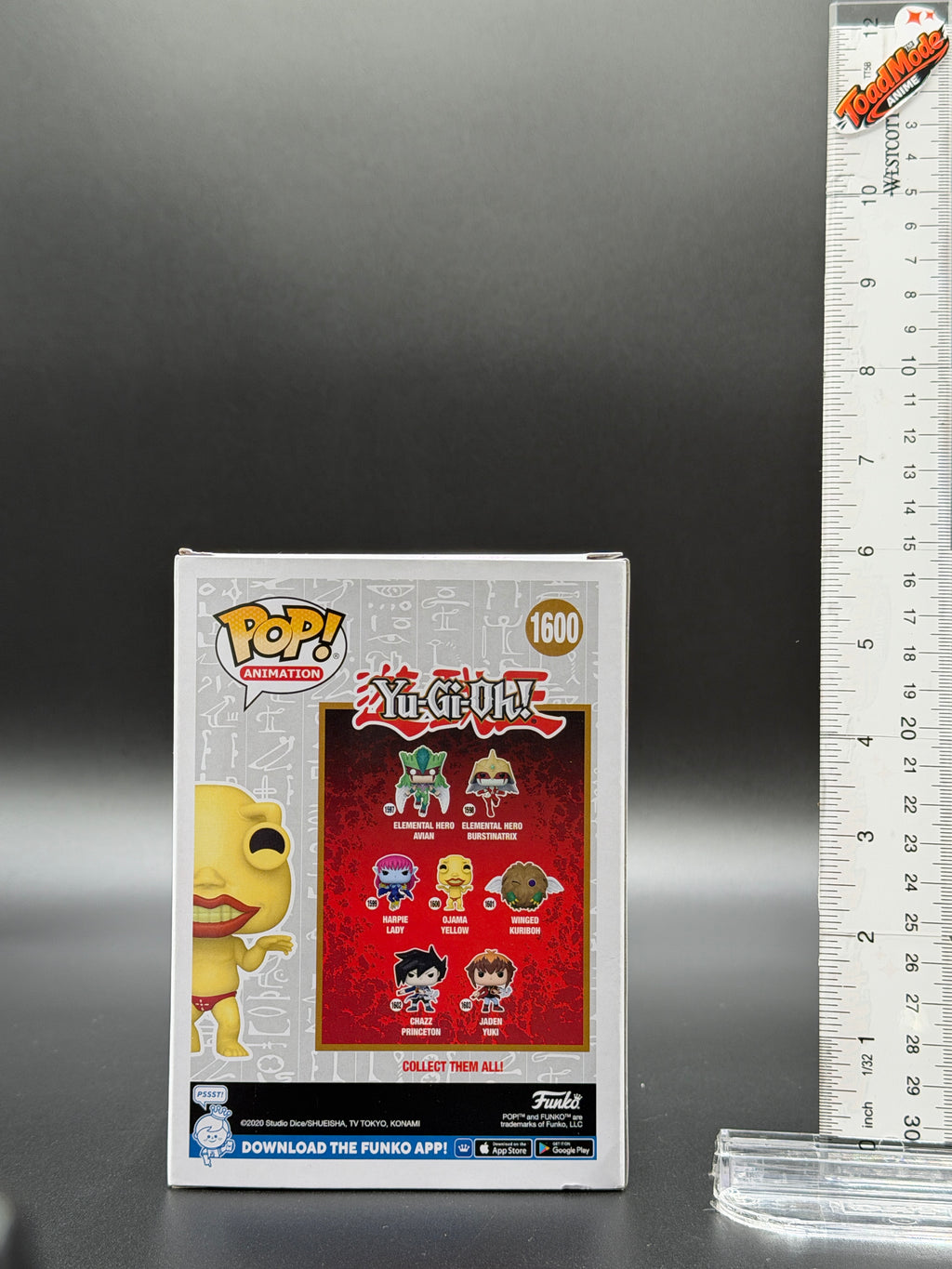 TM‑0076 Ojama Yellow #1600 Yu‑Gi‑Oh! Funko Pop! Animation Vinyl Figure New
