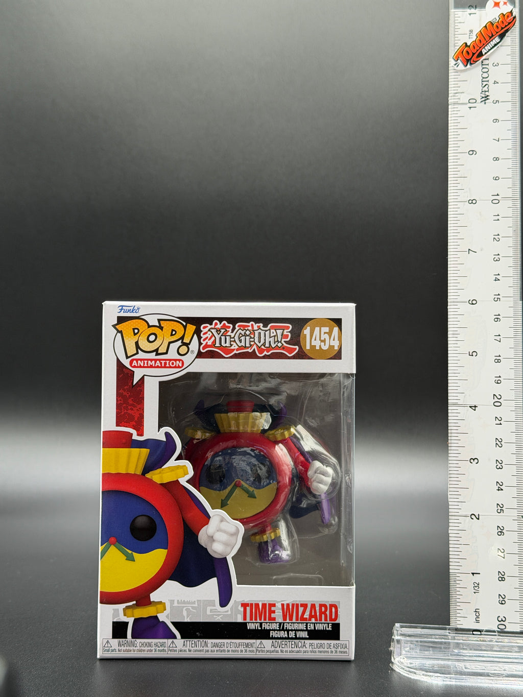 TM‑0077 Time Wizard #1454 Yu‑Gi‑Oh! Funko Pop! Animation Vinyl Figure New