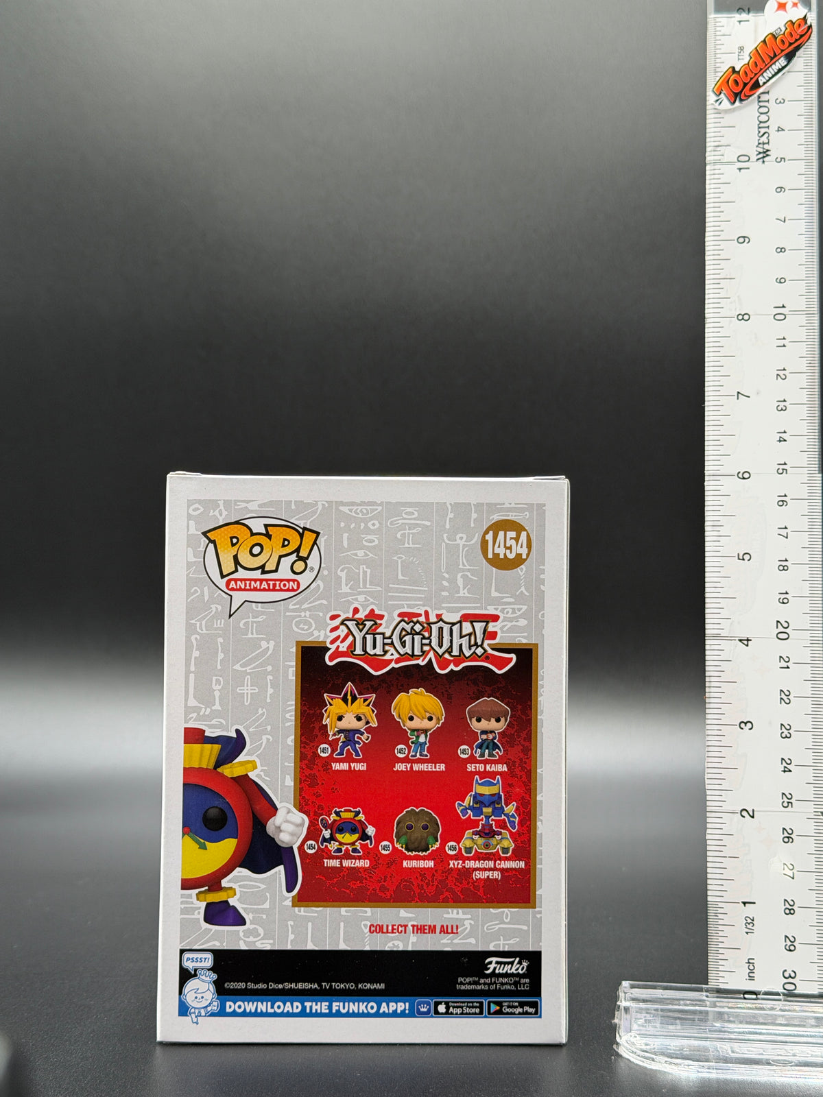 TM‑0077 Time Wizard #1454 Yu‑Gi‑Oh! Funko Pop! Animation Vinyl Figure New