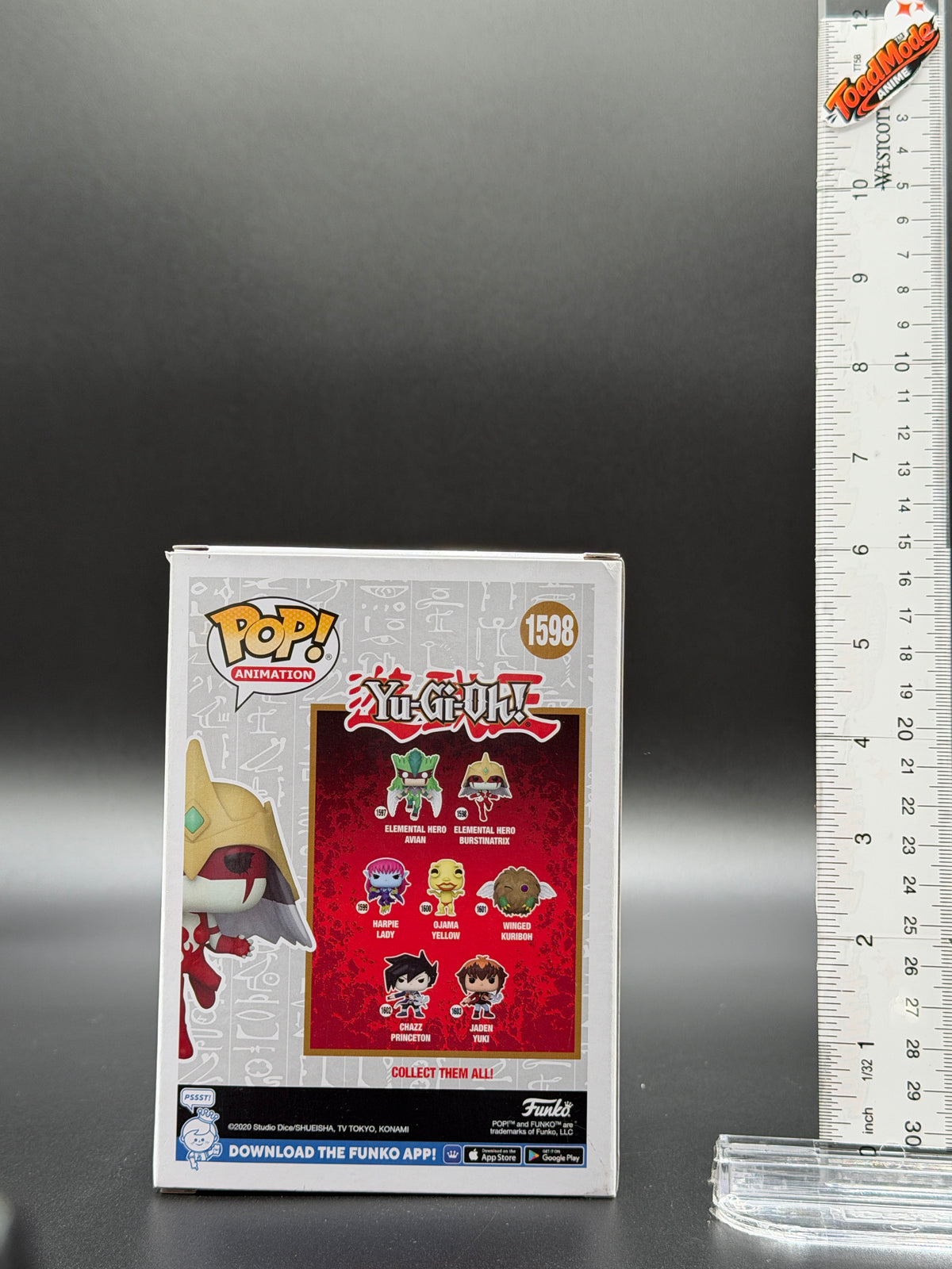 TM‑0078 Elemental HERO Burstinatrix #1598 Yu‑Gi‑Oh! Funko Pop! Animation Vinyl Figure New