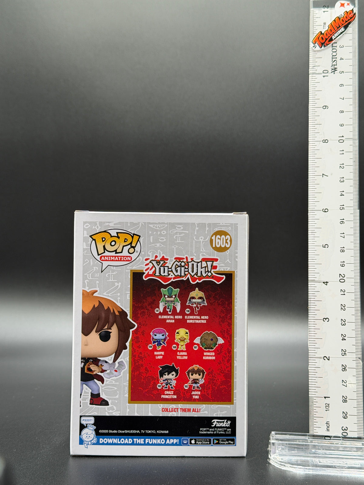 TM‑0083 Jaden Yuki #1603 Yu‑Gi‑Oh! Funko Pop Animation Vinyl Figure New
