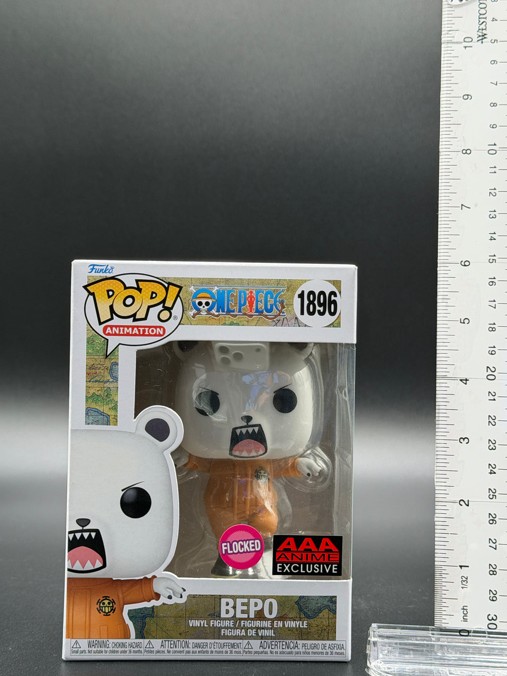 TM-0123 Funko Pop! One Piece Bepo #1896 Flocked AAA Anime Exclusive