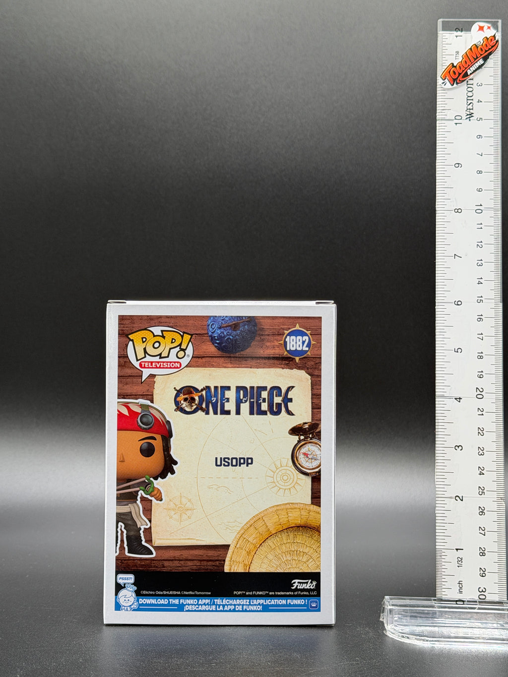 TM-0133 Usopp Funko Pop #1882 Netflix One Piece Live Action Vinyl Figure Boxed