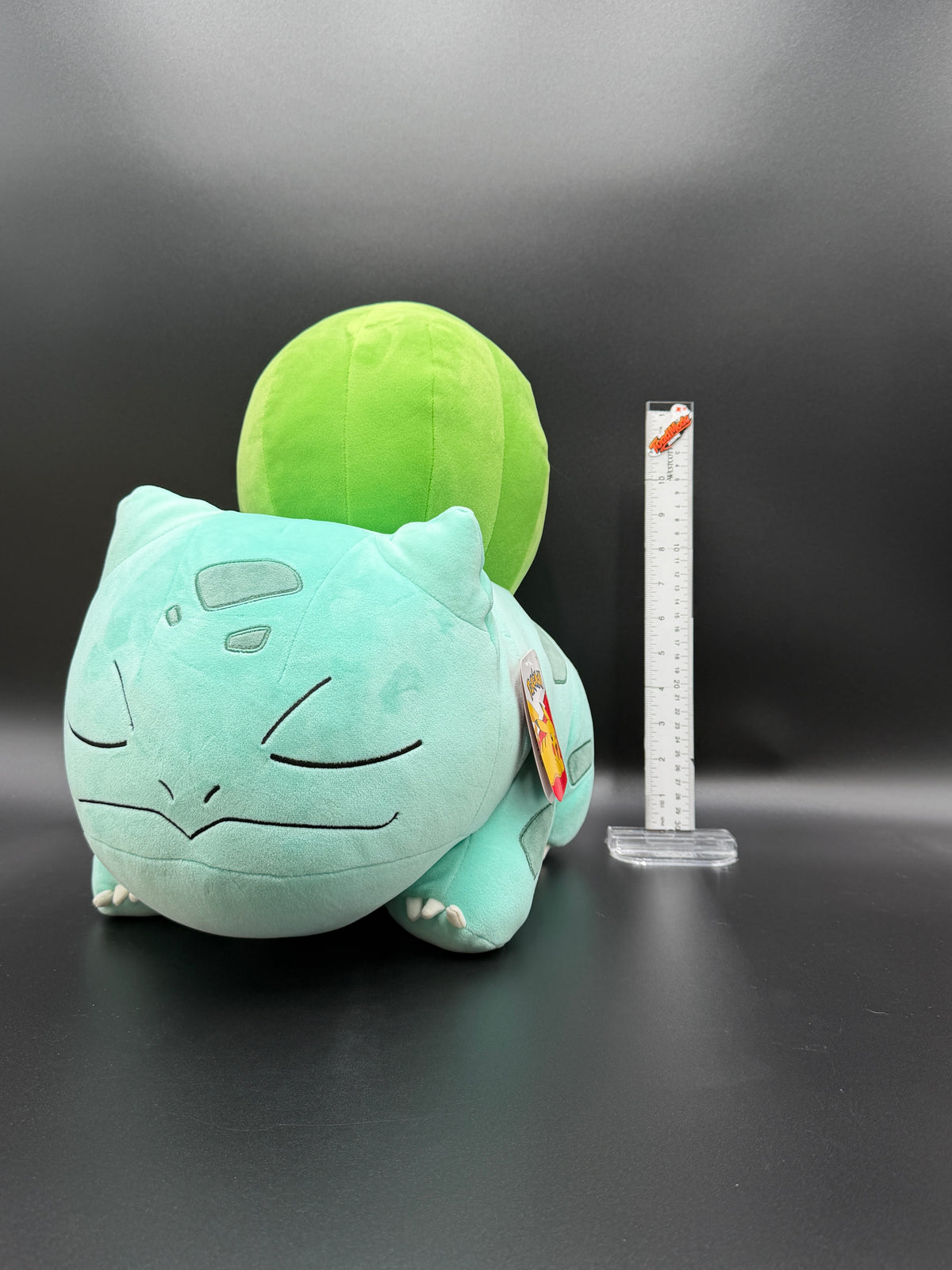 TM-0163 Bulbasaur Pokémon Plush 15" Target Sleeping Version – Mint Green Design