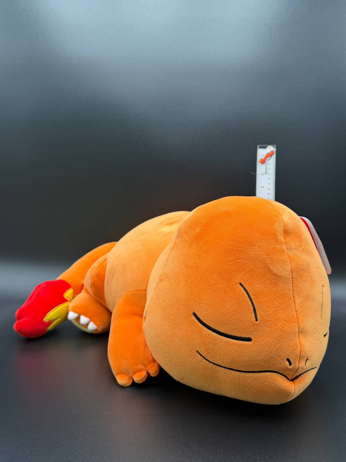 TM‑0165 Charmander Pokémon Plush 15" Target Sleeping Version – Soft Orange Fire Design
