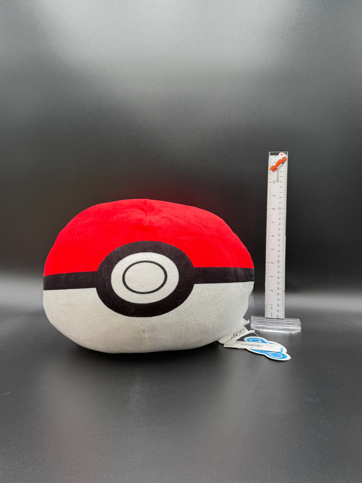 TM‑0167 Poké Ball Plush 8" Official Jazwares Pokémon Collector Edition – Red White Design
