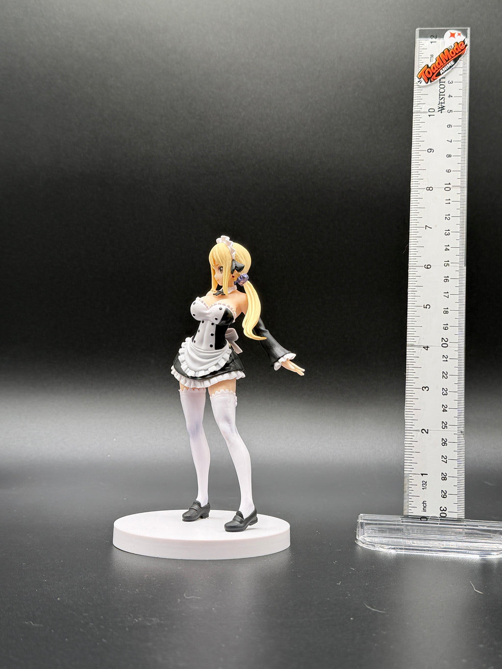 TM-0174 Fairy Tail Lucy Heartfilia Figure – Maid Outfit Pose w/ Blonde Hair