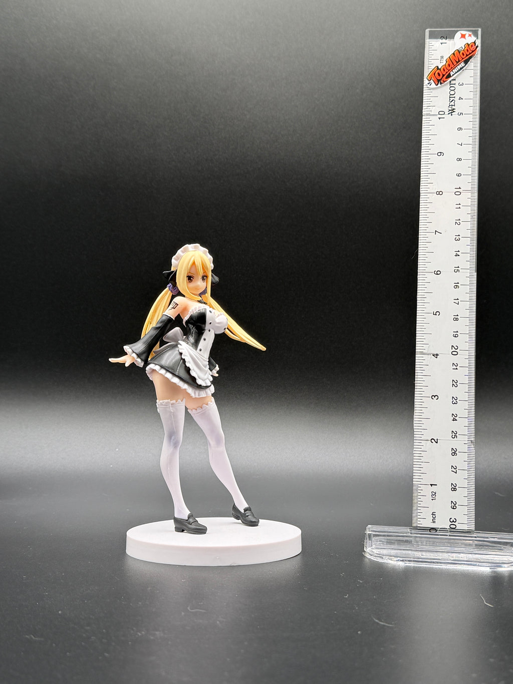 TM-0174 Fairy Tail Lucy Heartfilia Figure – Maid Outfit Pose w/ Blonde Hair