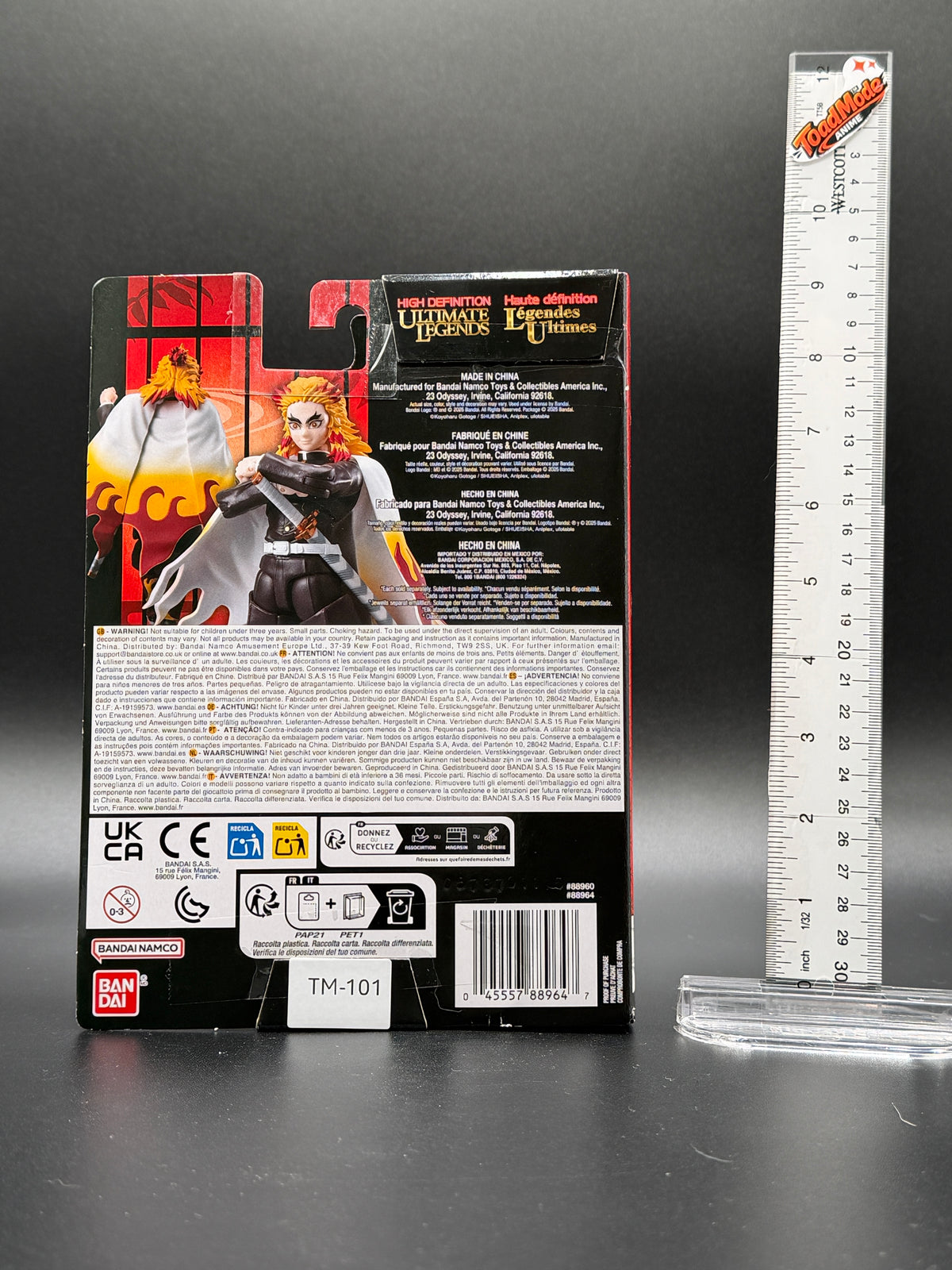 TM-0177 Demon Slayer Kyojuro Rengoku 5in Ultimate Legends Bandai Figure