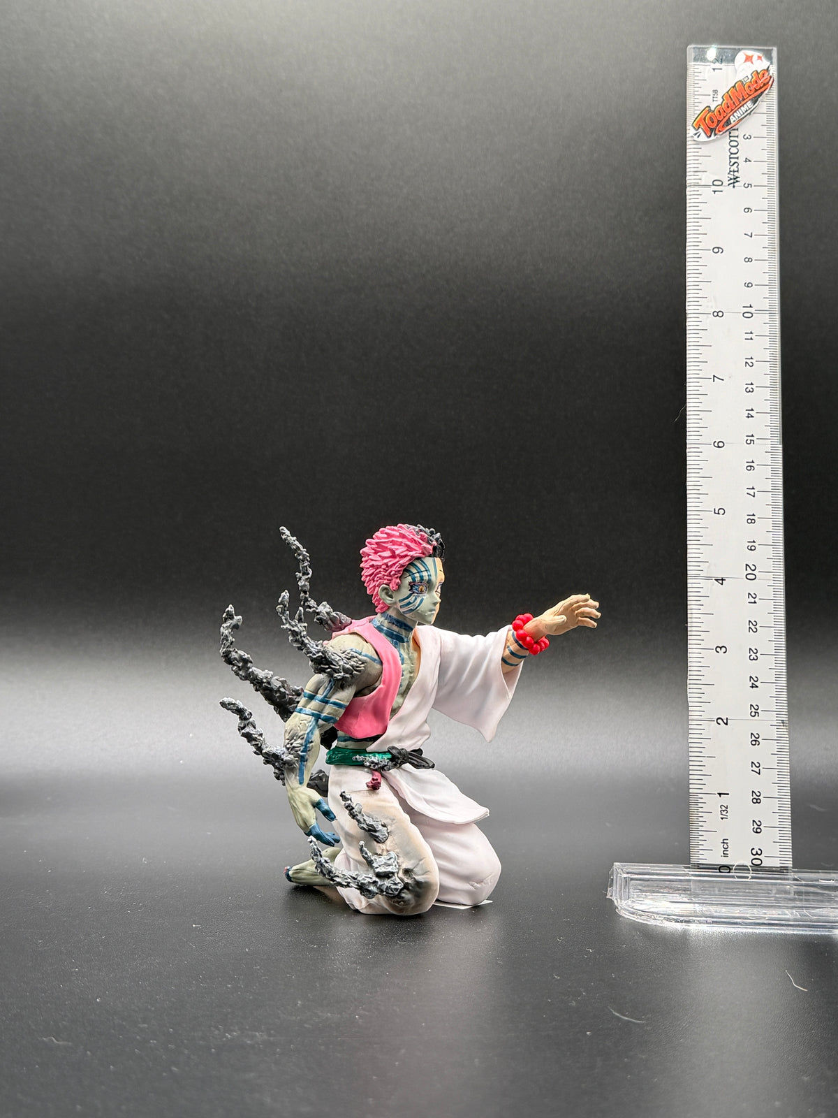 TM-0181 Demon Slayer Akaza Figure – Battle Pose w/ Energy Effect
