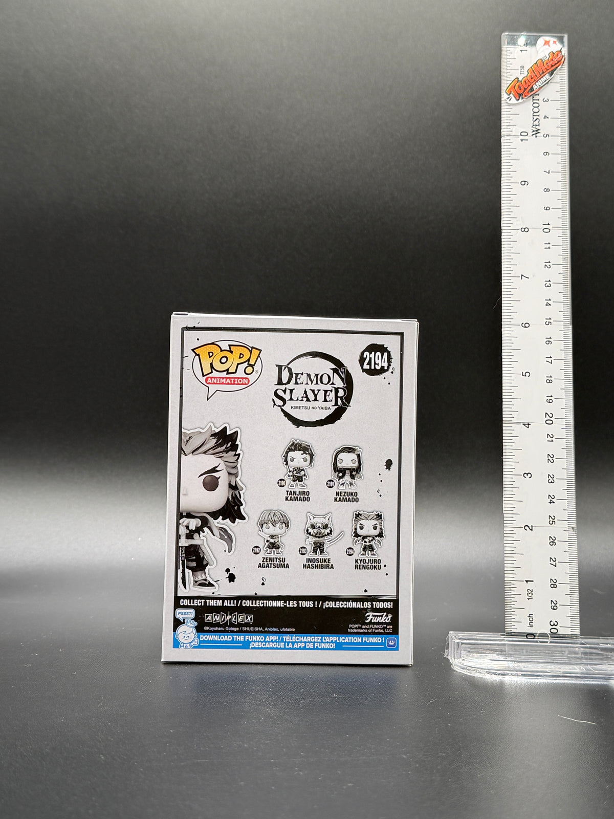 TM-0194 Demon Slayer Kyojuro Rengoku Funko Pop! #2194 – White Flame Edition