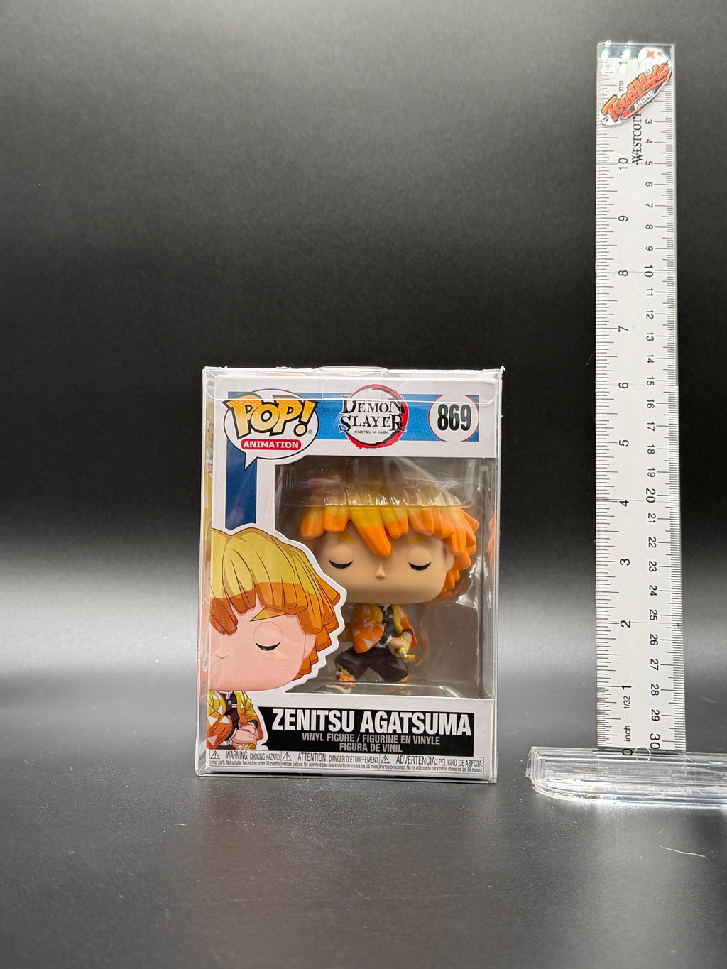 TM-0204 Zenitsu Agatsuma #869 Demon Slayer Funko Pop Vinyl Figure