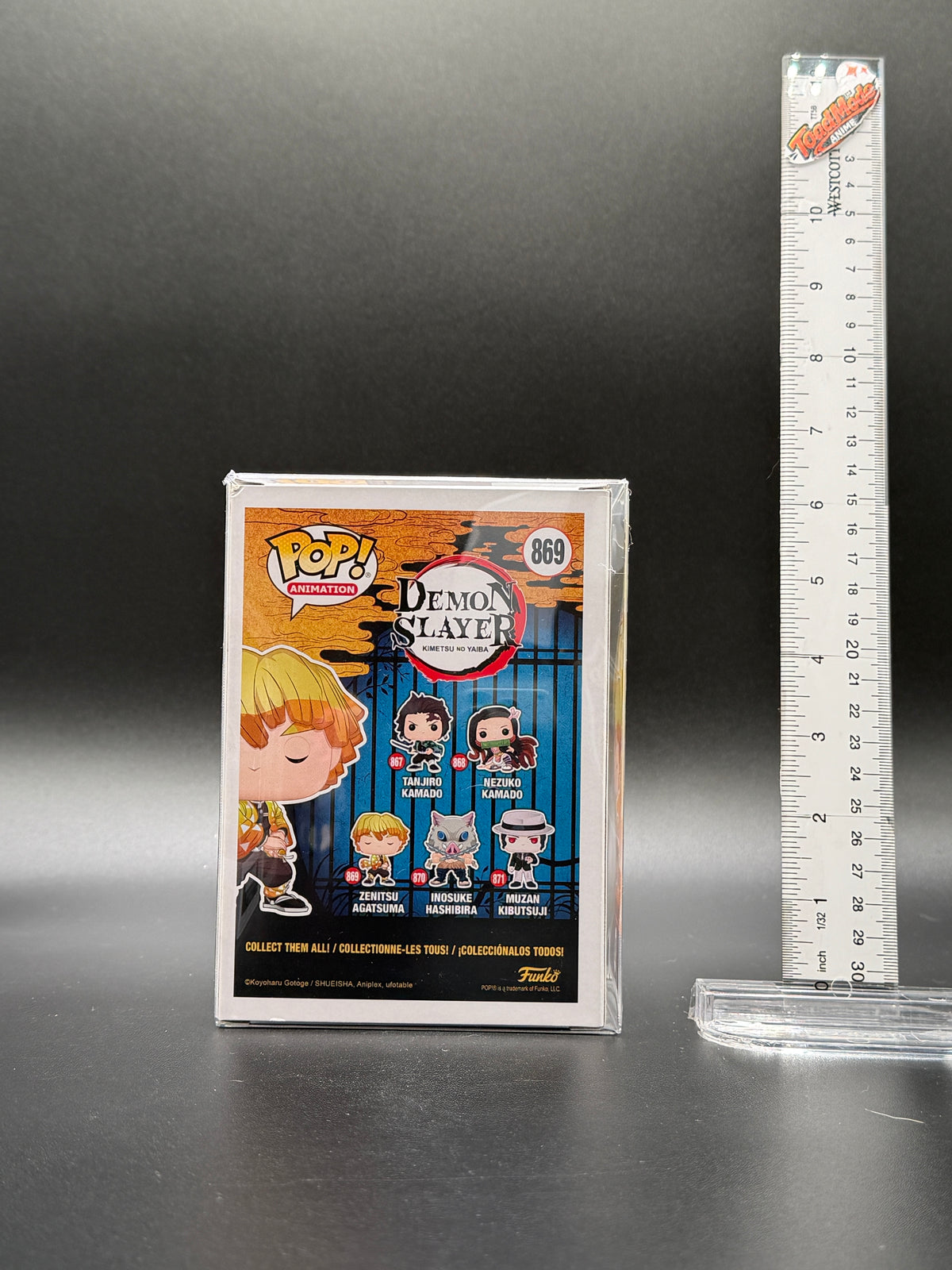 TM-0204 Zenitsu Agatsuma #869 Demon Slayer Funko Pop Vinyl Figure