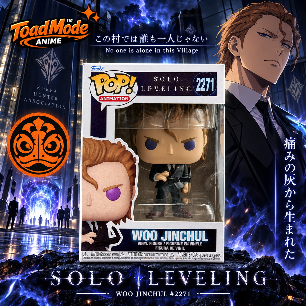 TM‑0034 Funko Pop! Solo Leveling Woo Jinchul #2211 Vinyl Figure New in Box