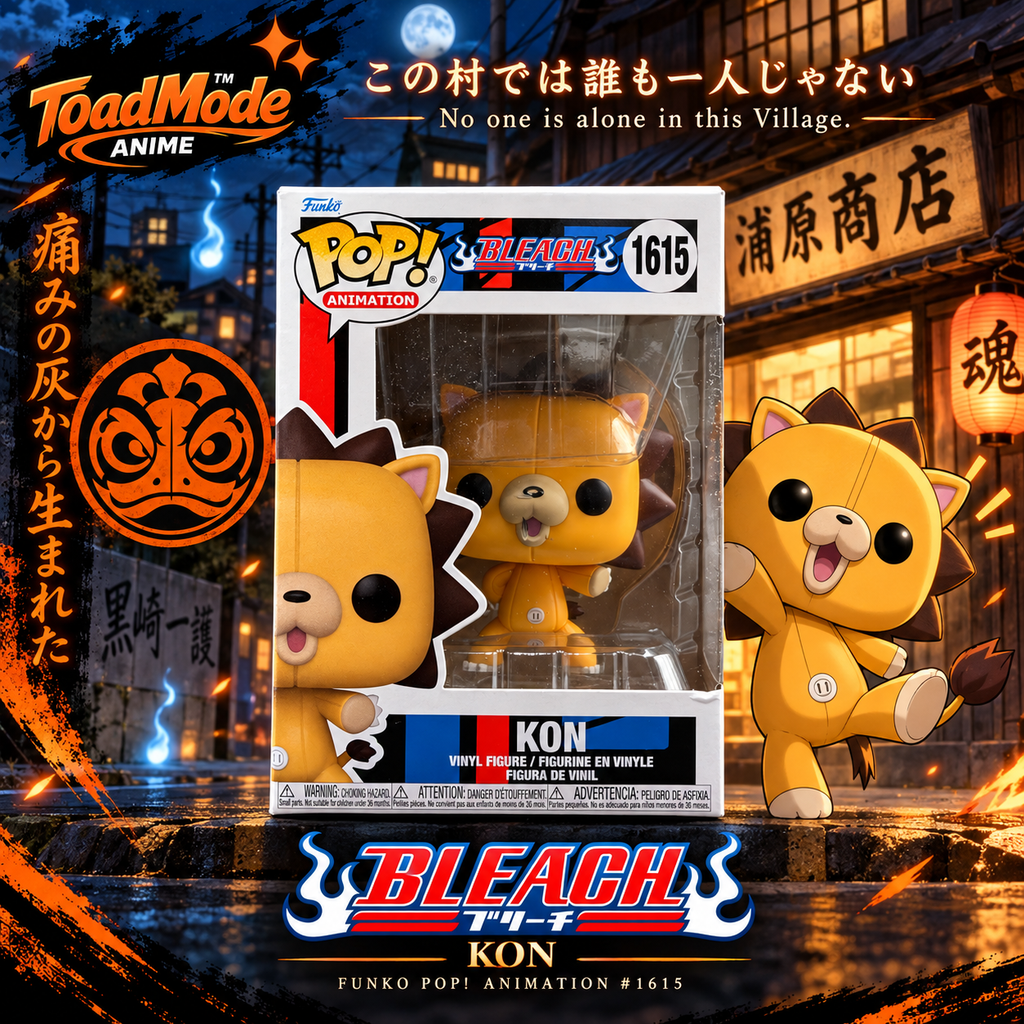 TM‑0049 Funko Pop! Bleach Kon #1615 Vinyl Figure New in Box