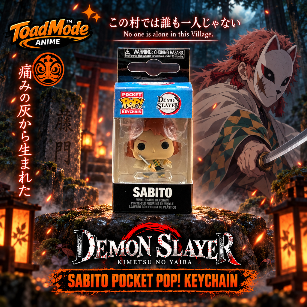 TM-0211 Funko Pocket Pop! Keychain Demon Slayer Sabito Vinyl Figure Original Box