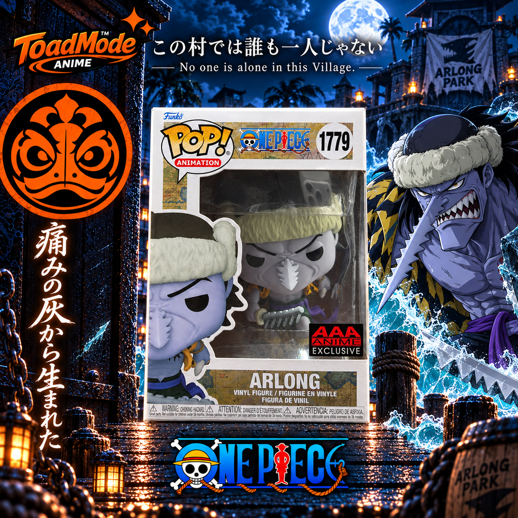 TM-0117 Funko Pop! One Piece Arlong #1779 AAA Anime Exclusive Vinyl Figure