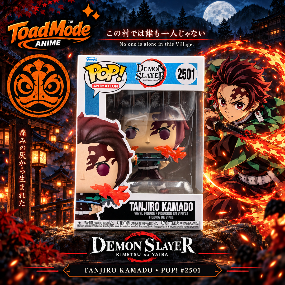 TM-0191 Demon Slayer Tanjiro Kamado Funko Pop! #2501 – Water Breathing Technique