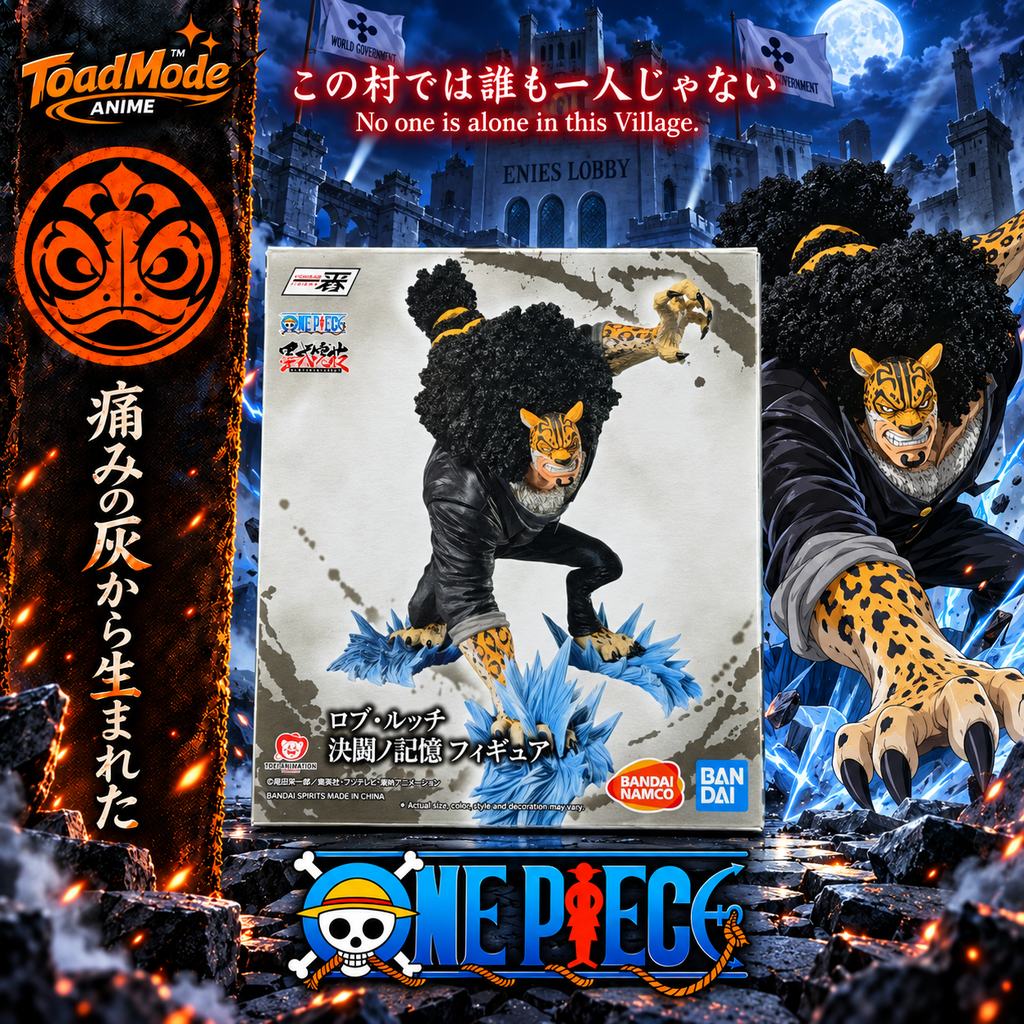 TM-0140 One Piece Rob Lucci Duel Memory Figure Bandai Spirits Ichibansho