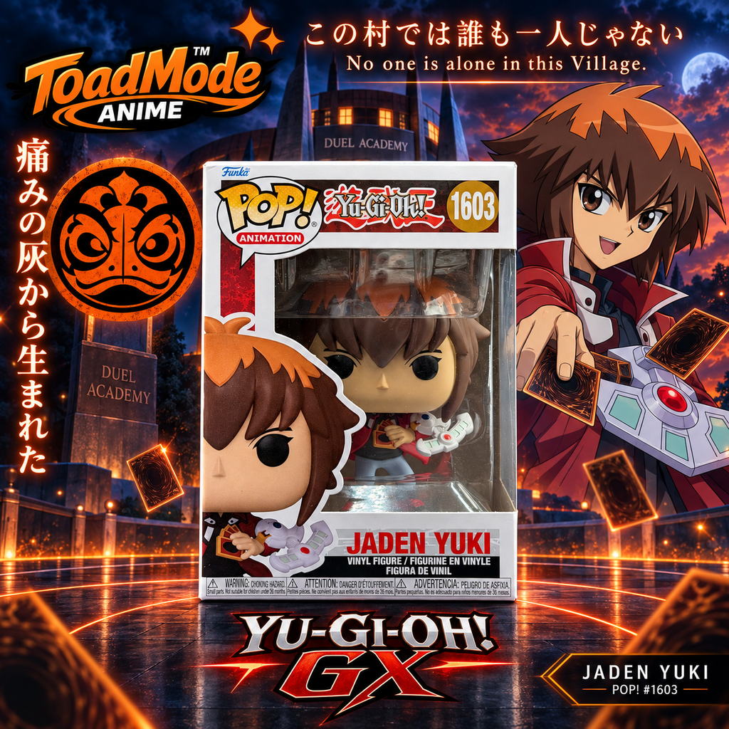 TM‑0083 Jaden Yuki #1603 Yu‑Gi‑Oh! Funko Pop Animation Vinyl Figure New