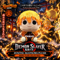 TM-0206 Demon Slayer Zenitsu Agatsuma Plush Sword Anime Collectible Stuffed Doll