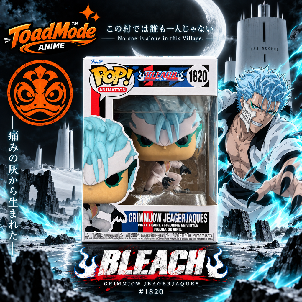 TM‑0046 Funko Pop! Bleach Grimmjow Jaegerjaques #1820 Vinyl Figure New in Box