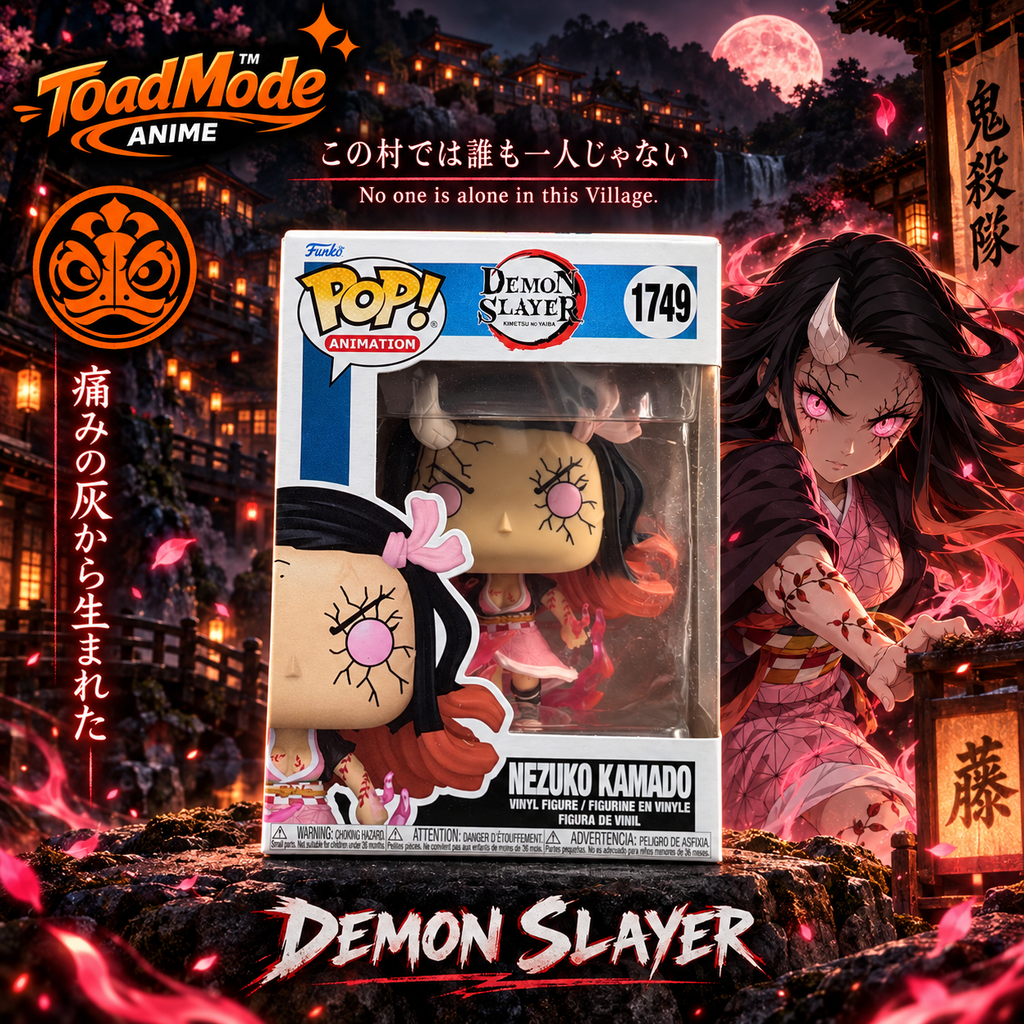 TM‑588 Demon Slayer Nezuko Kamado Funko Pop #1749 Vinyl Figure New in Box