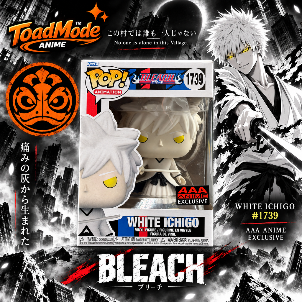 TM‑0048 Funko Pop! Bleach White Ichigo #1739 AAA Anime Exclusive New in Box