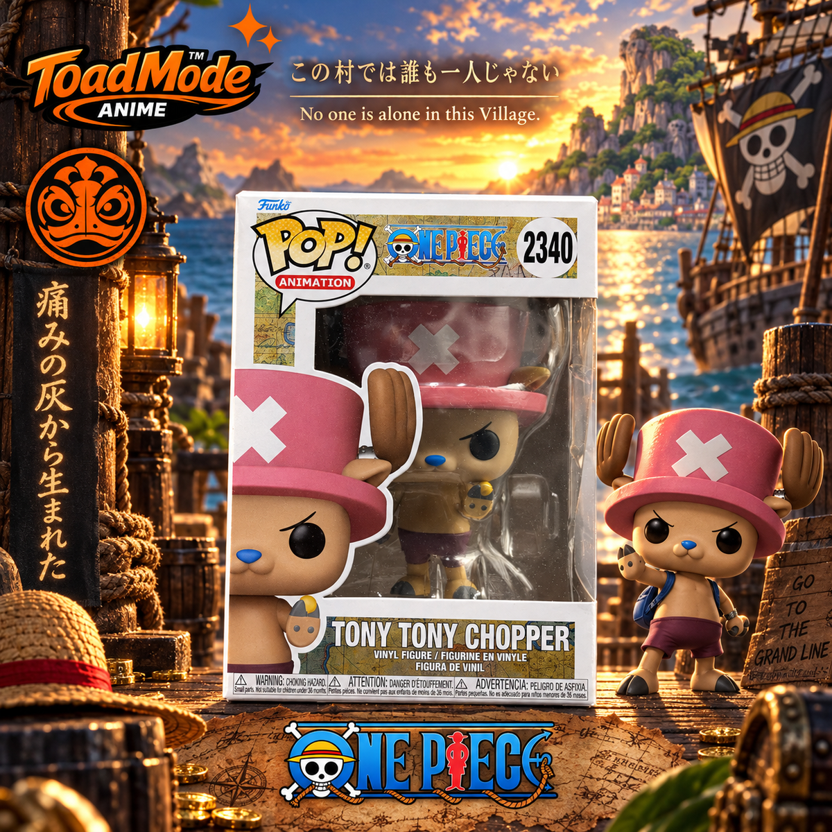 TM‑589 One Piece Tony Tony Chopper Funko Pop #2340 Vinyl Figure New in Box