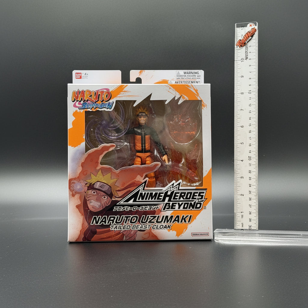 Anime Heroes Beyond Naruto Uzumaki Tailed Beast Cloak Figure Bandai Namco New