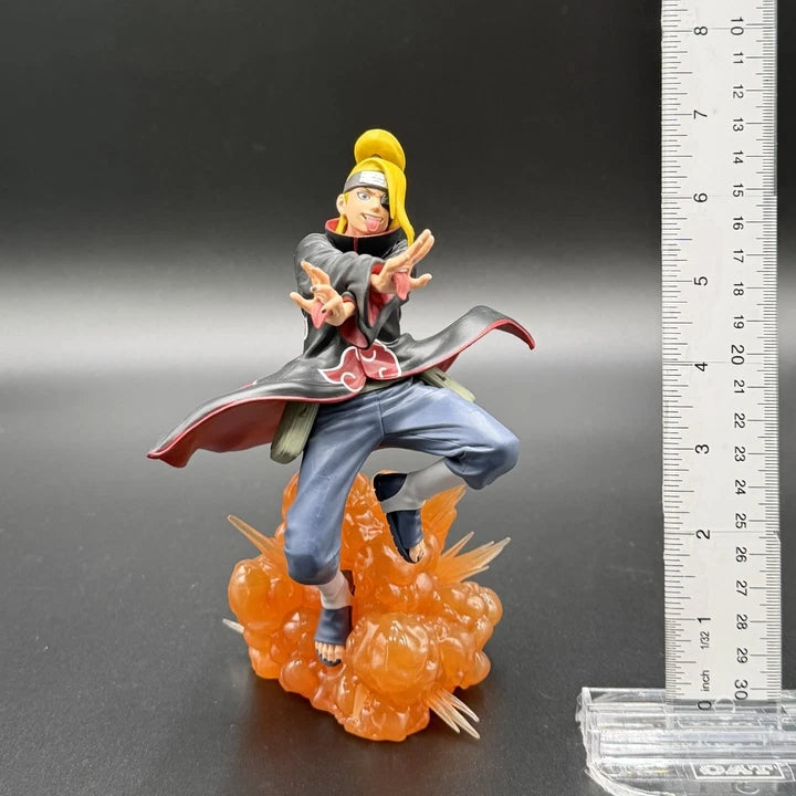 TM‑423 Naruto Shippuden Deidara Figure 13cm Explosion Base Used No Box KS/S/T/P